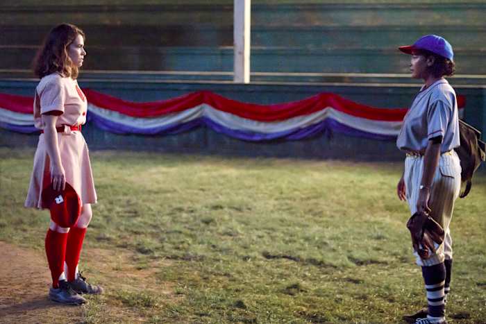 Still from the new “A League of Their Own” series on Prime Video
